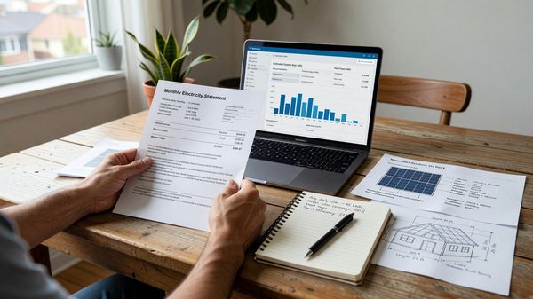 Reading Your Electricity Bill to Size a Solar System