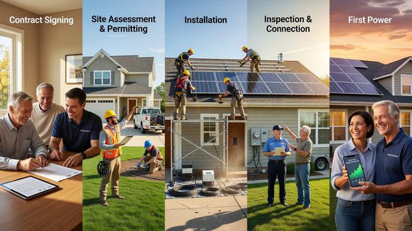 Solar Installation Timeline: From Contract Signing to First Power
