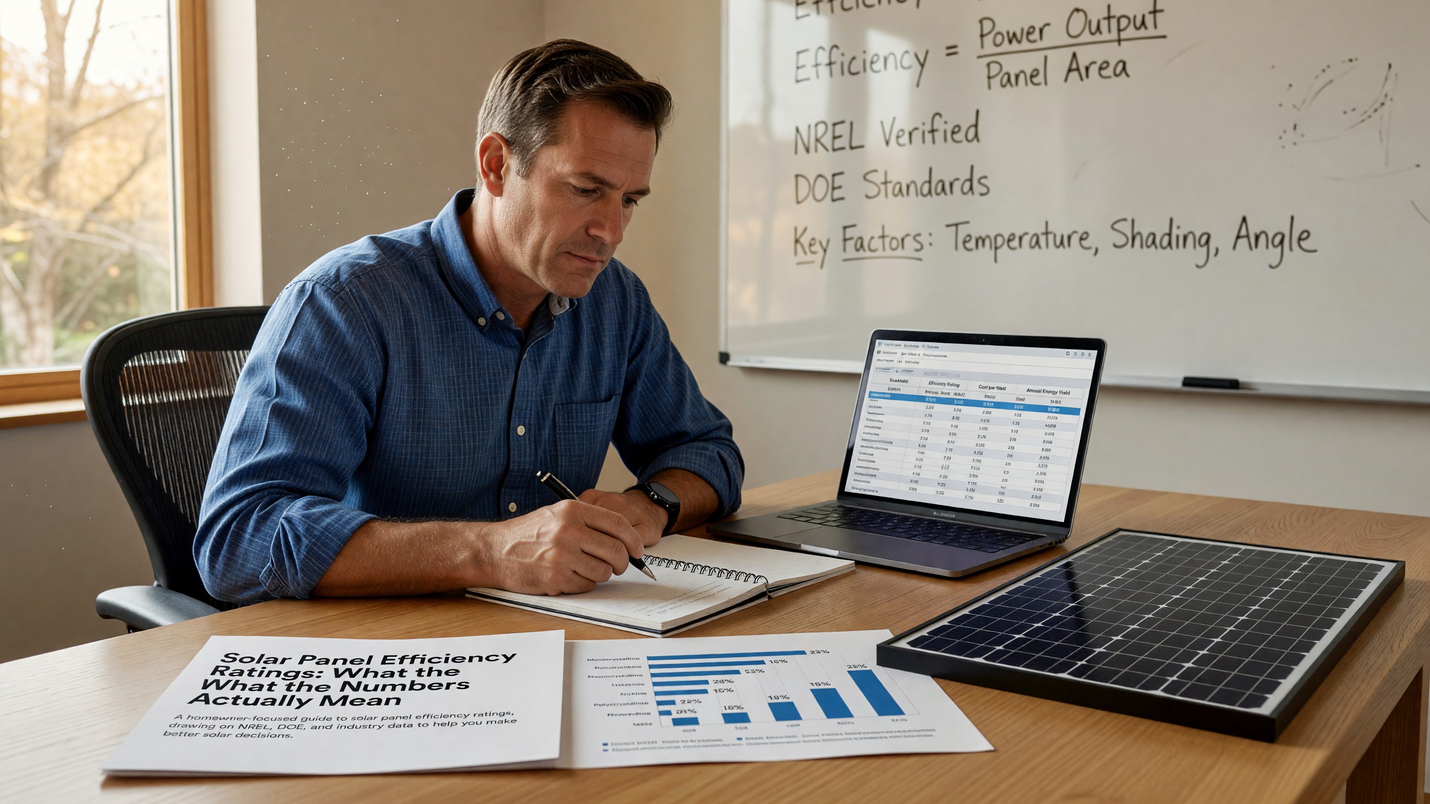 Solar Panel Efficiency Ratings: What the Numbers Actually Mean