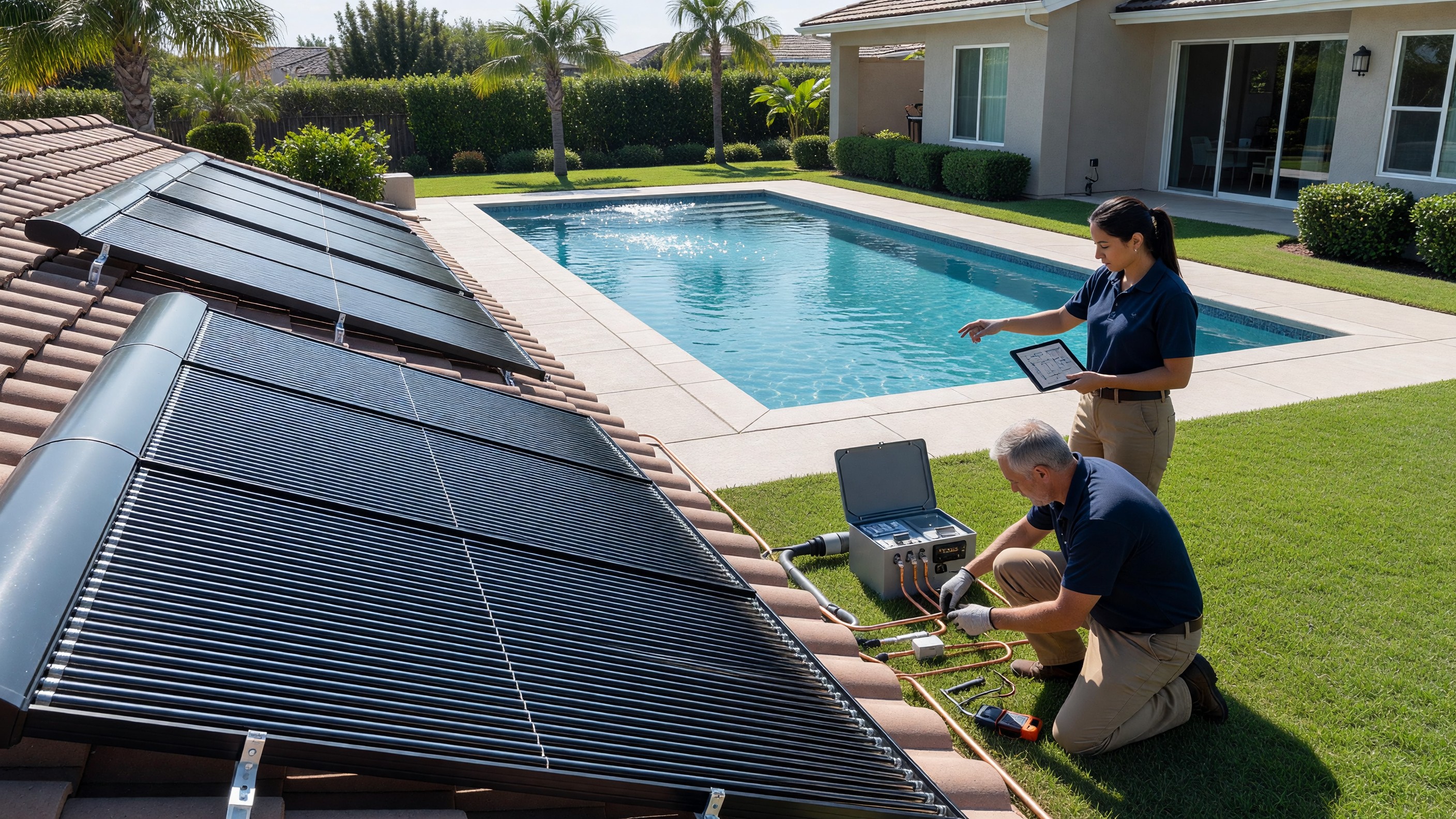 Solar Pool Heating