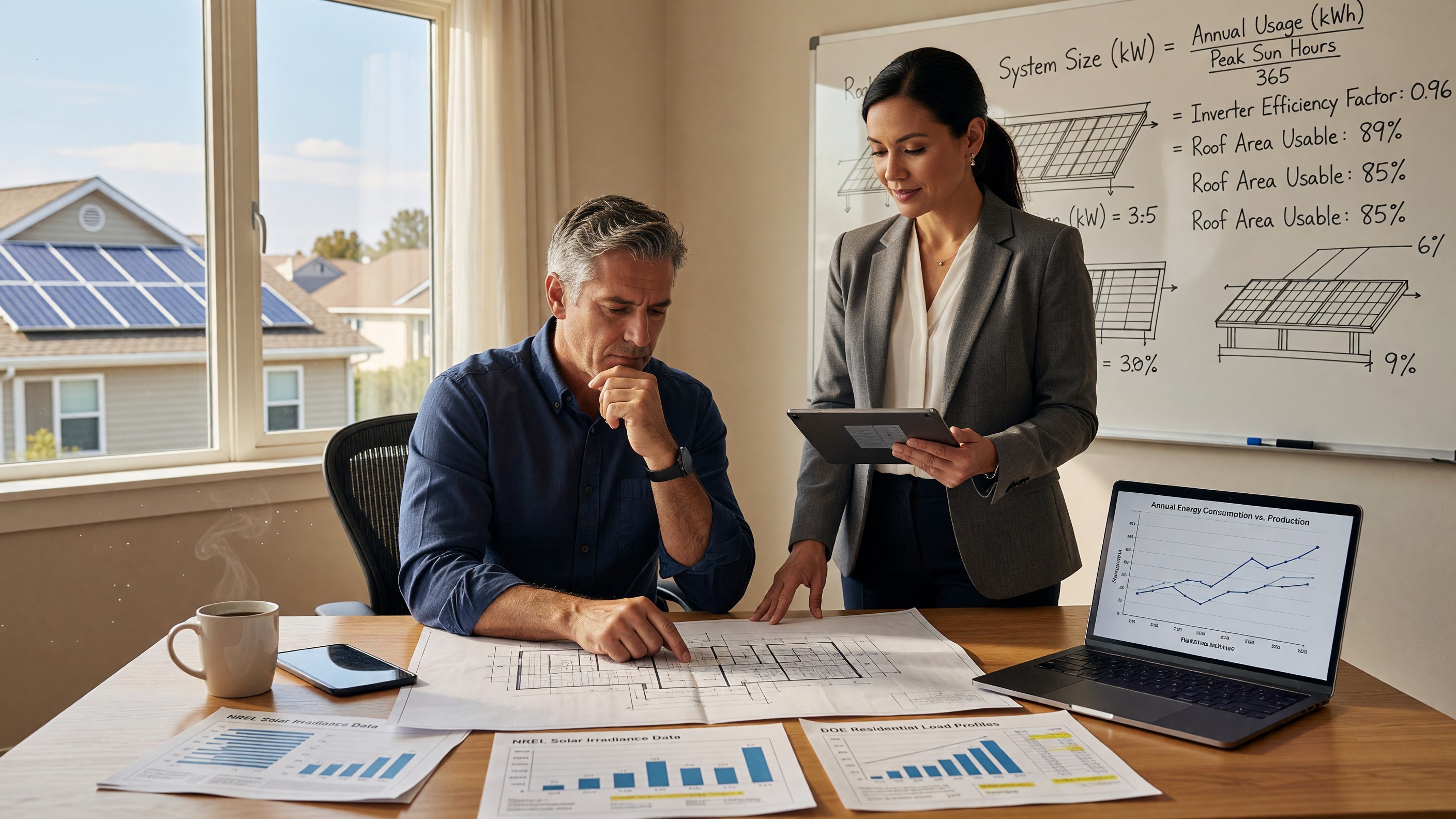 How to Size a Home Solar System: The Calculations Contractors Often Skip
