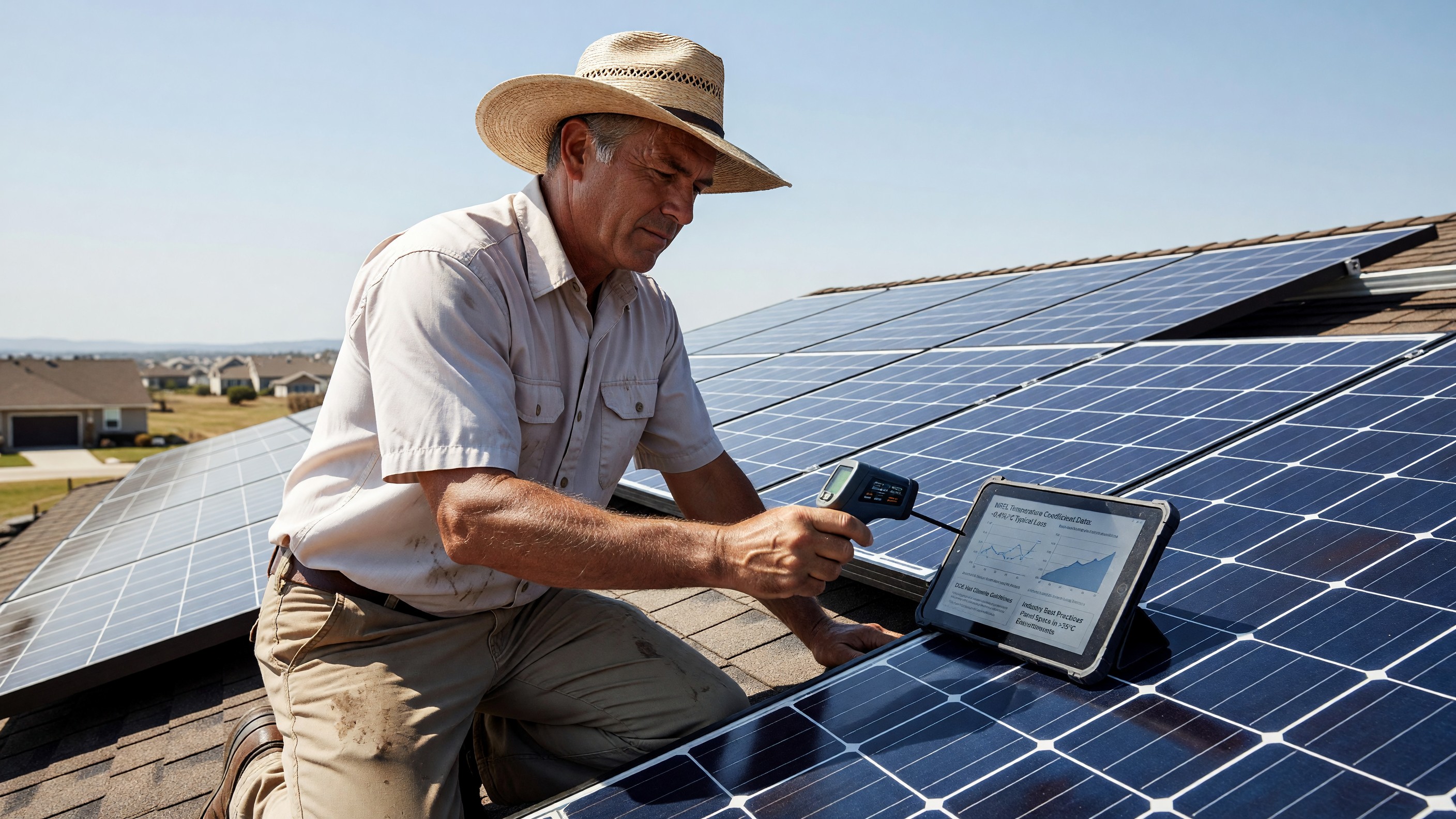 Temperature Coefficient in Solar Panels: Why Hot Climates Need Better Specs