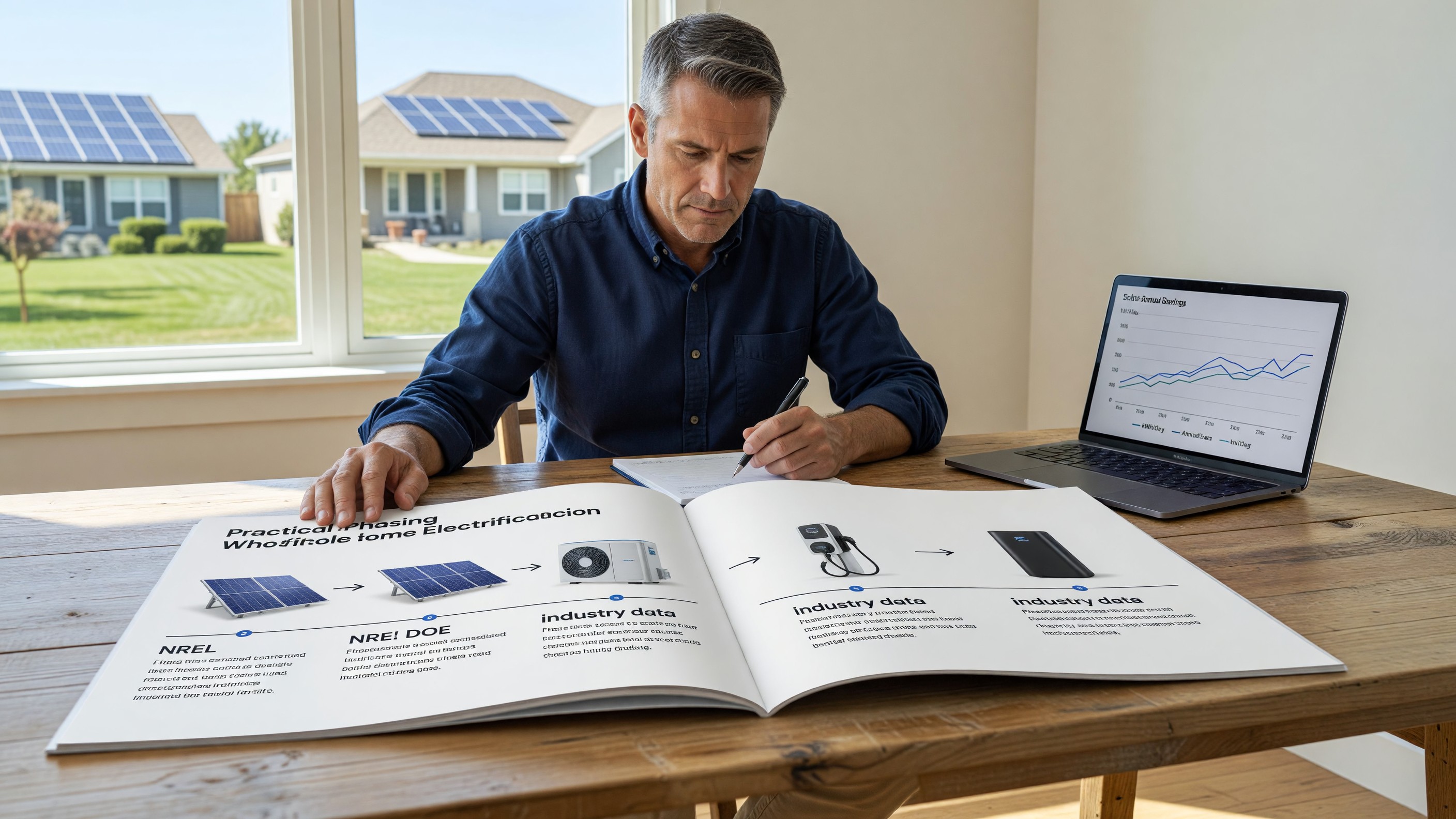 Whole-Home Electrification with Solar: A Practical Phasing Guide